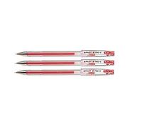 PILOT G-Tec -C 0.25 Hyper Fine Gel Rollerball Pens Red Ink (BL-GC25) (Pack of 3) Supplied Loose