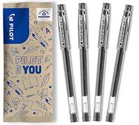 Pilot Gtec C4 Gel Rollerball Tip - Black (Pack of 4)