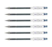Pilot G-Tec-C4 Gel Ink Roller Ball Pens, Blue, Set of 6