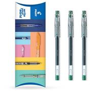 PILOT G-Tec C4 Gel Ink Rollerball Pen - 0.4mm Nib - 0.2mm Line - Pillow Pack of 3 (Green)