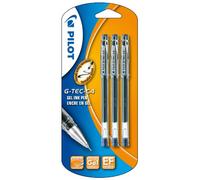 Pilot G - Tec C4 Gel Microtip Rollerball 0.4 mm (Pack of 3) - Blue