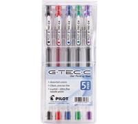 Pilot G-Tec-C4 Ultra Assorted Colors 0.4MM Rollerball Pen 5 Per Pack