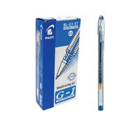 Pilot 101203 G105 Gel Ink Rollerball Pen with 0.5 mm Tip - Blue (Pack of 12)