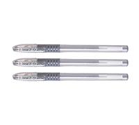 Pilot G1 Grip Ballpoint 1.0 mm Tip Gel Ballpoint Pens Set of 3 Silver