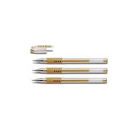 Pilot G1 Grip Gel Pen 1.0 mm Tip Gold Ink (Set of 3 - Supplied Loose)