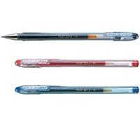 Pilot G107 Gel Rollerball 0.7 mm Tip (Pack of 3) - Black/Blue/Red