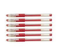 PILOT G1 Grip Ballpoint Pens Fine Tip Gel Ink Red Pack of 5aa