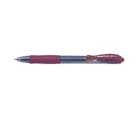 Pilot G2 07 Dark Red Fine Retractable Gel Ink Pen Rollerball 0.7mm Nib Tip 0.39mm Line Width Refillable BL-G2-7 (Pack Of 1)