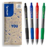 PILOT - G2-07 Gel Ink Rollerball Pen - Medium 0.7mm Tip - 4 x Assorted Colours