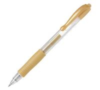 Pilot G207 Retractable Gel Rollerball 0.7 mm Tip (Single Pen) - Gold