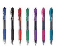 Pilot G2 7 Assorted Colors (1 Blue, 1 Black, 1 Red, 1 Green, 1 Lilac, 1 Pink, 1 Light Blue)