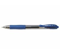 Pilot G2 Pen Retractable Rollerball Gel Ink Smooth Smear Proof Rubber Grip Clip