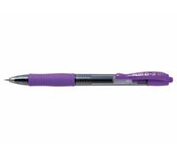 Pilot G2 Pen Retractable Rollerball Gel Ink Smooth Smear Proof Rubber Grip Clip
