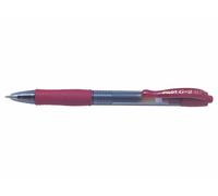 Pilot G2 Pen Retractable Rollerball Gel Ink Smooth Smear Proof Rubber Grip Clip