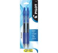PILOT, G2 Premium Gel Roller Pens, Fine Point 0.7 mm, Blue, Pack of 2