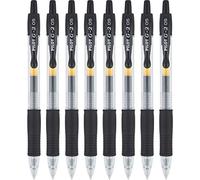 Pilot, G2 Premium Gel Rollerball Pen Extra Fine Point 0.5mm - Pack of 8 - Black