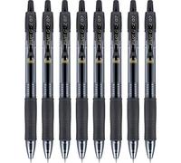 Pilot Pen Gel Pens G2 Premium – Refillable & Retractable, Fine Point, Black, 8-Pack (15298)