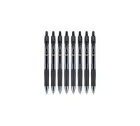 Pilot Pen Gel Pens G2 Premium – Refillable & Retractable, Fine Point, Black, 8-Pack (15298)