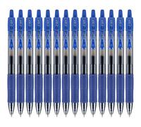 Pilot G2 Premium Refillable & Retractable Rolling Ball Gel Pens, Fine Point, Blue Ink, 14-Pack (15361)