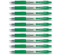 Pilot G2 Retractable Gel Pens, Grün, 10 Stifte