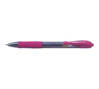 Pilot Pen Gel Rollerball Pen G207 - Retractable 0.7 mm Tip - Box of 12, Pink