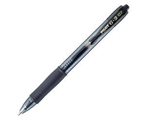 Pilot G207 - Penna a sfera con inchiostro Gel, Punta da 0,7 mm Pack of 1 Nero