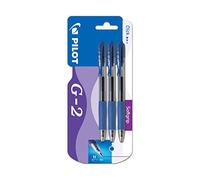 Pilot G207 Retractable Gel Rollerball 0.7 mm (Pack of 3) - Blue