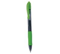 Pilot G207 Retractable Gel Rollerball 0.7 mm Tip (Box of 12) - Lime Green