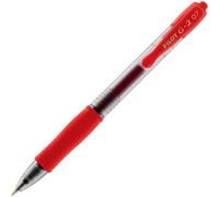 Pilot G207 Retractable Gel Rollerball 0.7 mm Tip (Box of 12) - Red