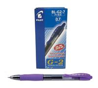 Pilot G207 Retractable Gel Rollerball 0.7 mm Tip (Box of 12) - Violet