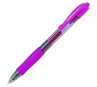 Pilot G2 07 Gel Ink Ballpoint Pens Set of 6, Pink