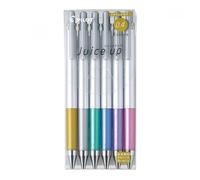 Pilot Gel Ink Ball Pens Juice Up 04 Metallic 6 Color Set