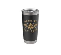 Pilot Gifts - Marry Me Fly Free Stainless Steel Insulated Tumbler