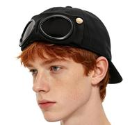 Pilot Goggles Baseball Hat 35cm Cap Costume Accessory