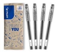 PILOT Gtec C4 Gel Rollerball Tip - Black (Pack of 4)