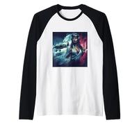 Pilot Heartbeat WW2 Spitfire Warplane Cool Aviator Raglan Baseball Tee