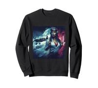Pilot Heartbeat WW2 Spitfire Warplane Cool Aviator Sweatshirt