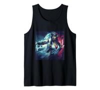Pilot Heartbeat WW2 Spitfire Warplane Cool Aviator Tank Top