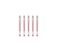 Pilot Hi-Tec-C 025 Gel Ink Pen Hyper Fine Point 0.25mm Red Ink LH-20C25 Value Set of 5