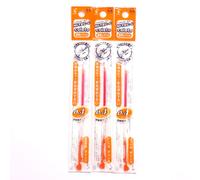 Pilot Hi-Tec-C Coleto Gel Ink Pen Refill 0.4mm Orange ? 3 Packs/total 3 pcs (Japan Import) [Komainu-Dou Original Package]