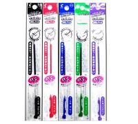 Pilot Hi-Tec-C Coleto Gel Ink Pen Refill 0.5mm, 5-Color Set of Black, Red, Blue, Green, Violet (Japan Import) by Hi-Tec-C Coleto
