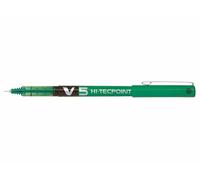 Pilot V5 Liquid Ink Rollerball 0.5 mm Tip (Single Pen) - Green
