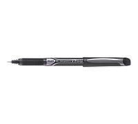 Pilot Hi-Tecpoint V7 Grip Non-retractable Rollerball Pen Black 0.4 mm Medium Rollerball Non Refillable Pack of 12
