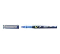 Pilot Hi-Tecpoint V7 Non-retractable Rollerball Pen Blue 0.4 mm Fine Rollerball Non Refillable Pack of 12
