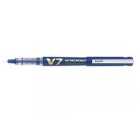 Pilot V7 Hi-Tecpoint Refillable Pen - Blue (Pack of 10)