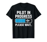 Pilot in Progress Airline Pilot Aviation Aircraft Lover T-Shirt