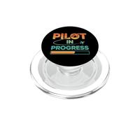 Pilot In Progress Aviation Student PopSockets PopGrip for MagSafe