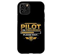 Pilot In Progress Please Wait Airplane Training Future Pilot Case for iPhone 11 Pro