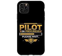Pilot In Progress Please Wait Airplane Training Future Pilot Case for iPhone 11 Pro Max