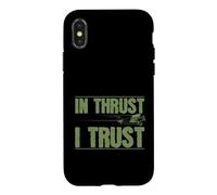 Pilot in Thrust i Trust Case for iPhone X/XS